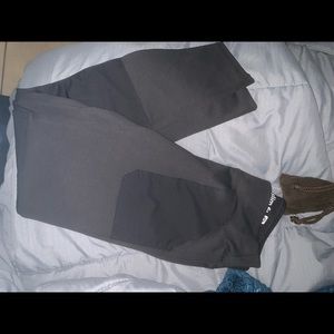 Black utility leggings